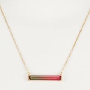 $69 Kate Spade Geo Gems Ombré Pendant Necklace
